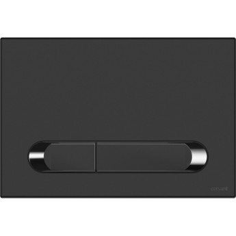 Кнопка CERSANIT ESTETICA для LINK PRO/VECTOR/LINK/HI-TEC пластик черный матовый с рамкой хром